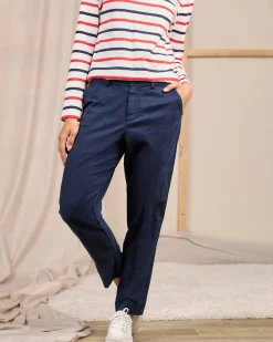 Femme Mise Au Green Pantalon Casper bleu marine