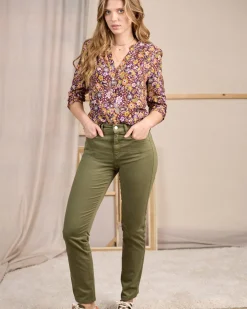 Femme Mise Au Green Pantalon droit