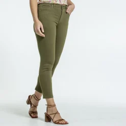 Femme Mise Au Green Pantalon Laura kaki fonce