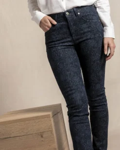 Femme Mise Au Green Pantalon twill bleu marine