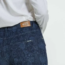 Femme Mise Au Green Pantalon twill bleu marine