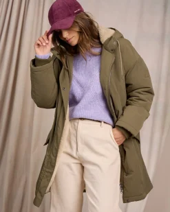 Femme Mise Au Green Parka Charly