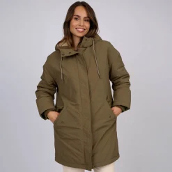 Femme Mise Au Green Parka Charly