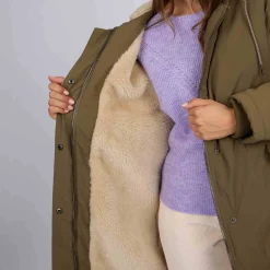 Femme Mise Au Green Parka Charly