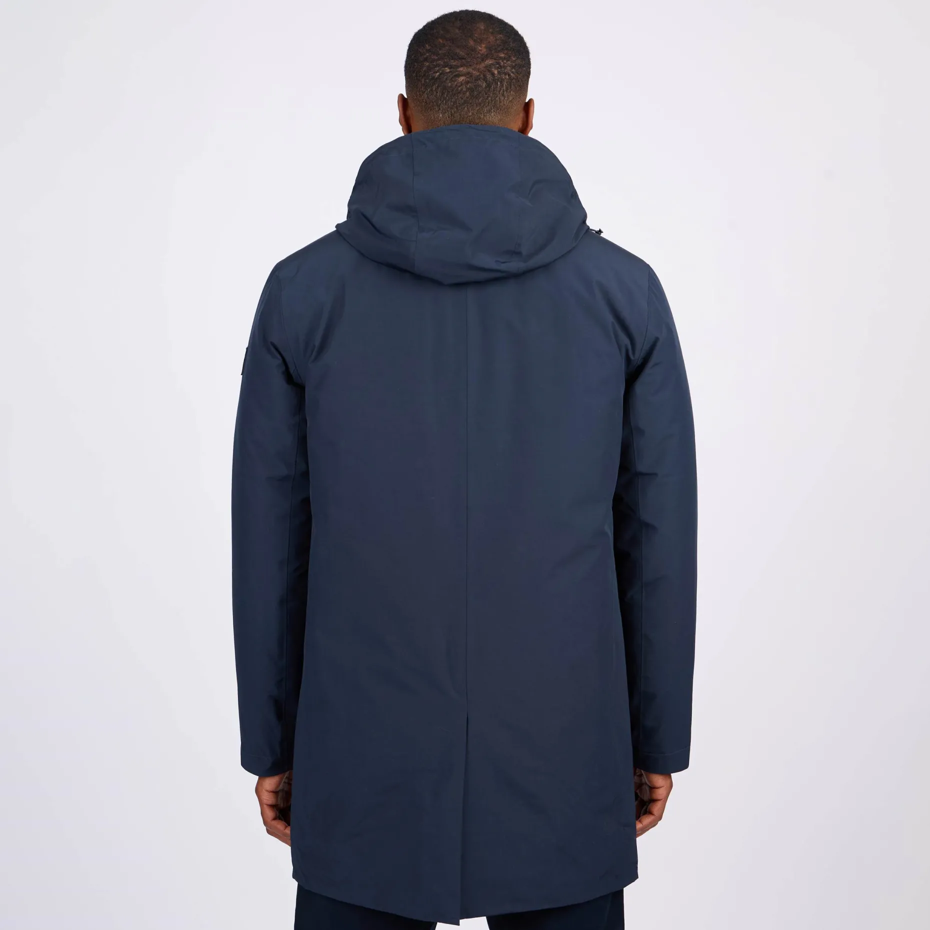 Homme Mise Au Green Parka coupe vent bleu marine