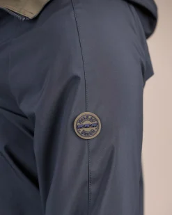 Homme Mise Au Green Parka légère bleu marine