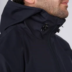 Homme Mise Au Green Parka légère bleu marine