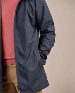 Homme Mise Au Green Parka légère bleu marine