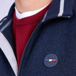 Homme Mise Au Green Polaire sans manches bleu marine