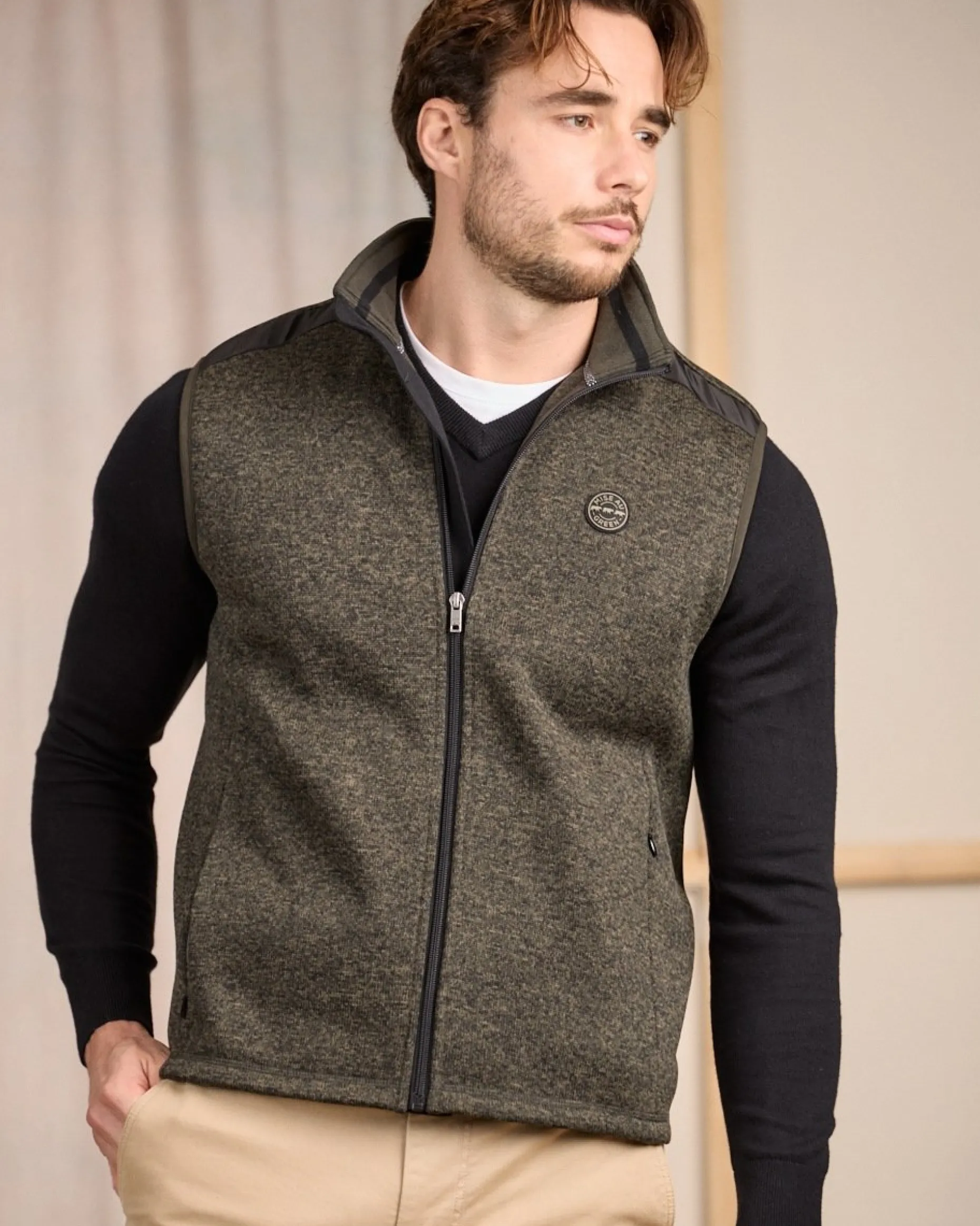 Homme Mise Au Green Polaire sans manches