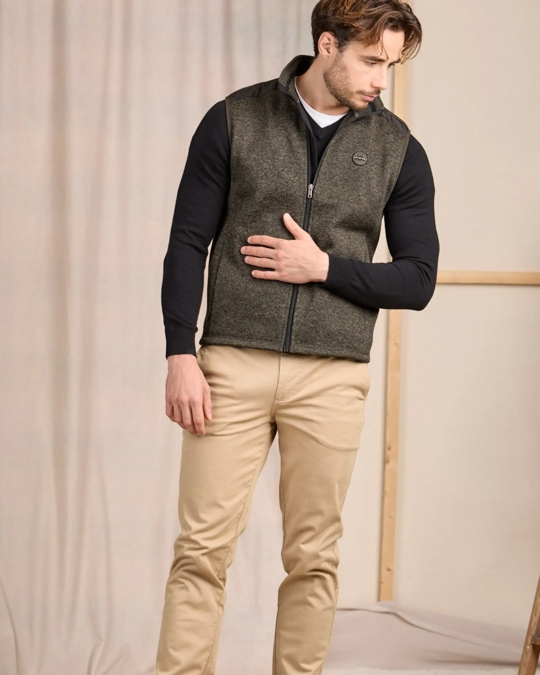 Homme Mise Au Green Polaire sans manches