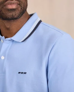 Homme Mise Au Green Polo à contraste