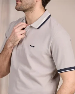 Homme Mise Au Green Polo à contraste