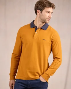 Homme Mise Au Green Polo au col contrastant