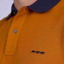 Homme Mise Au Green Polo au col contrastant