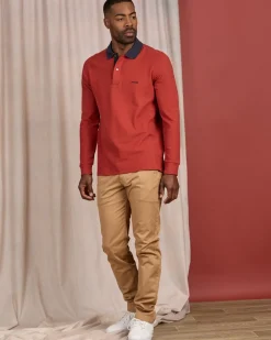 Homme Mise Au Green Polo au col contrastant