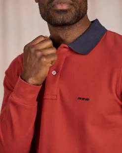 Homme Mise Au Green Polo au col contrastant