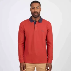 Homme Mise Au Green Polo au col contrastant