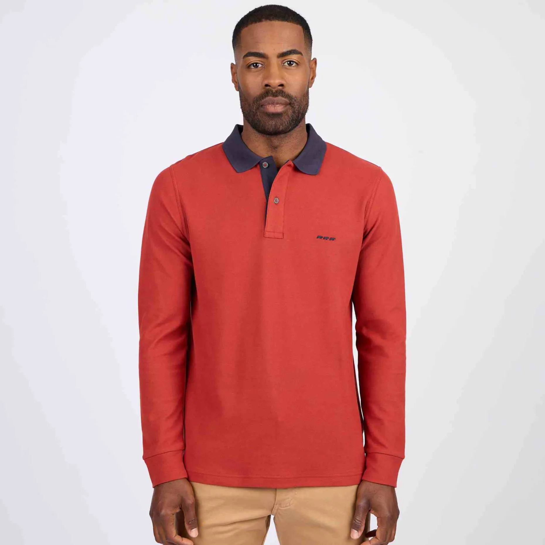 Homme Mise Au Green Polo au col contrastant