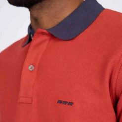 Homme Mise Au Green Polo au col contrastant