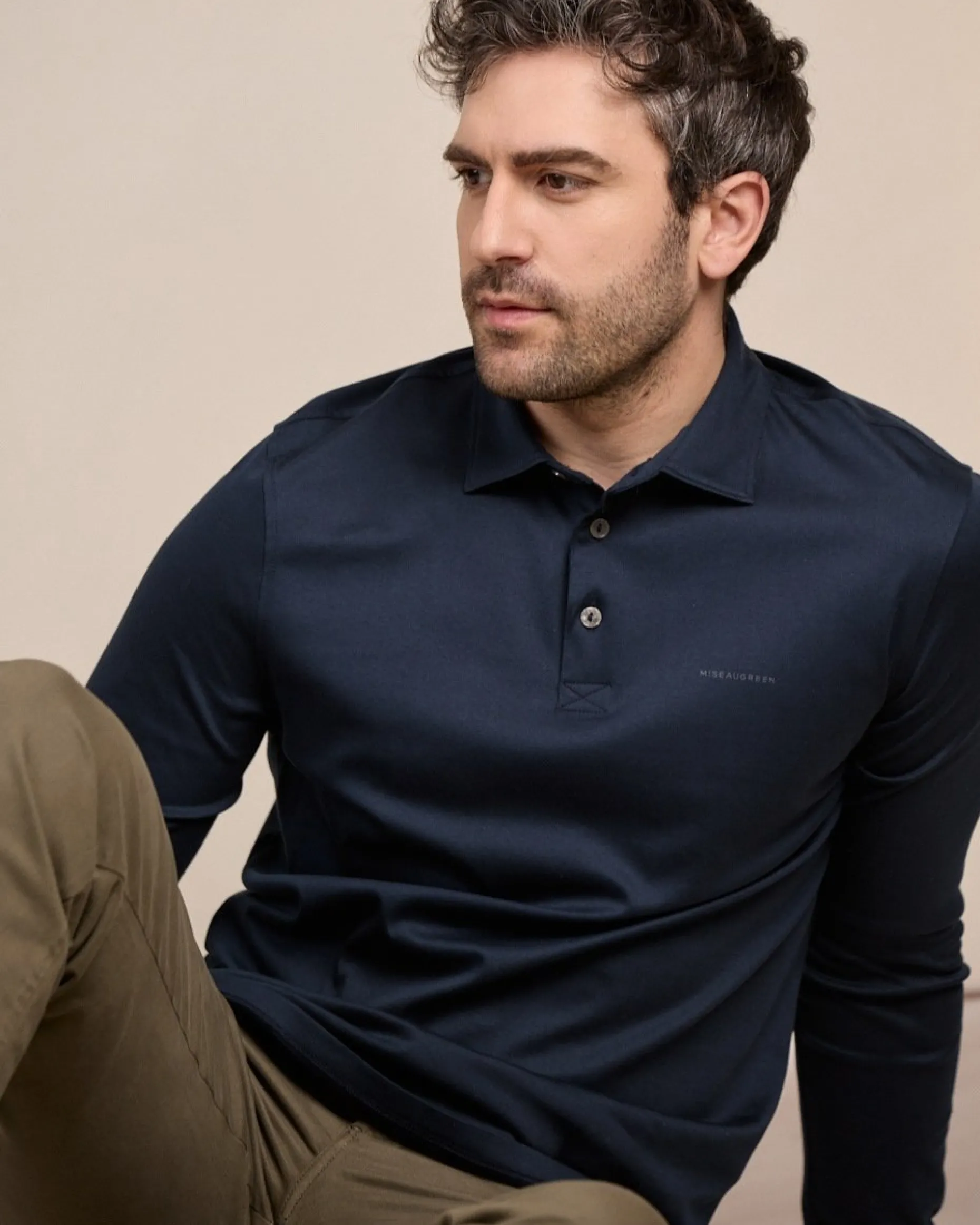 Homme Mise Au Green Polo Celian bleu marine