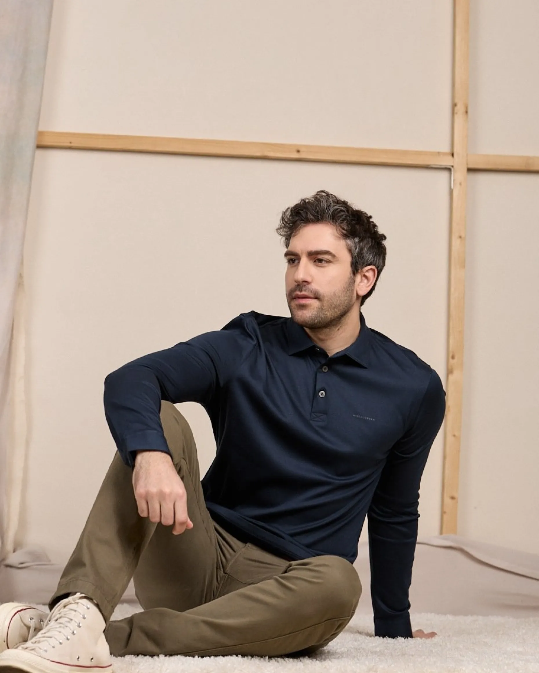 Homme Mise Au Green Polo Celian bleu marine