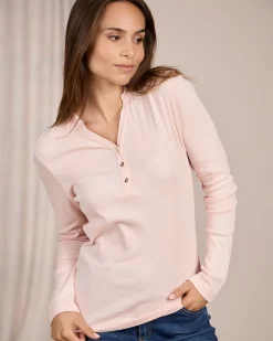 Femme Mise Au Green Polo Coralie rose pâle