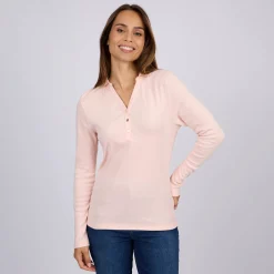 Femme Mise Au Green Polo Coralie rose pâle
