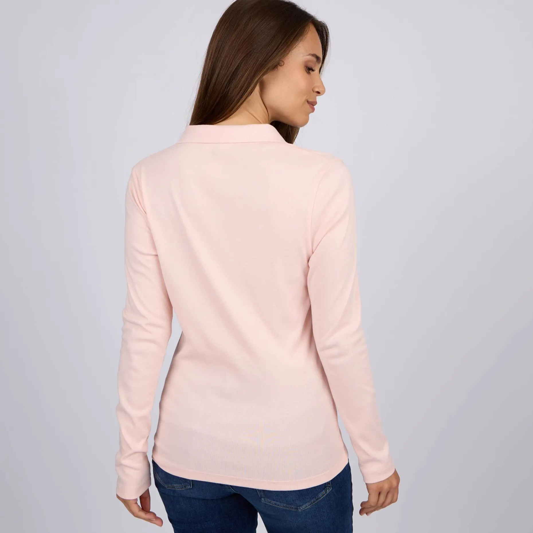Femme Mise Au Green Polo Coralie rose pâle