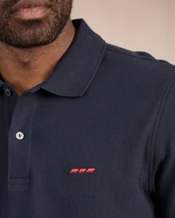 Homme Mise Au Green Polo Douglas bleu marine