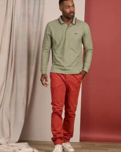 Homme Mise Au Green Polo détail col