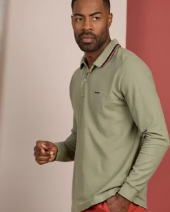 Homme Mise Au Green Polo détail col