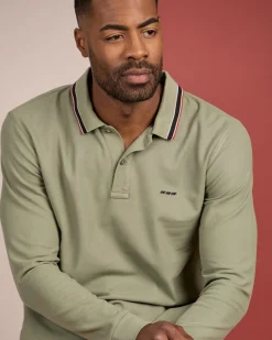 Homme Mise Au Green Polo détail col