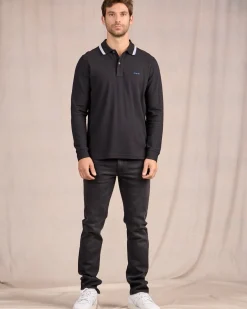 Homme Mise Au Green Polo détail col