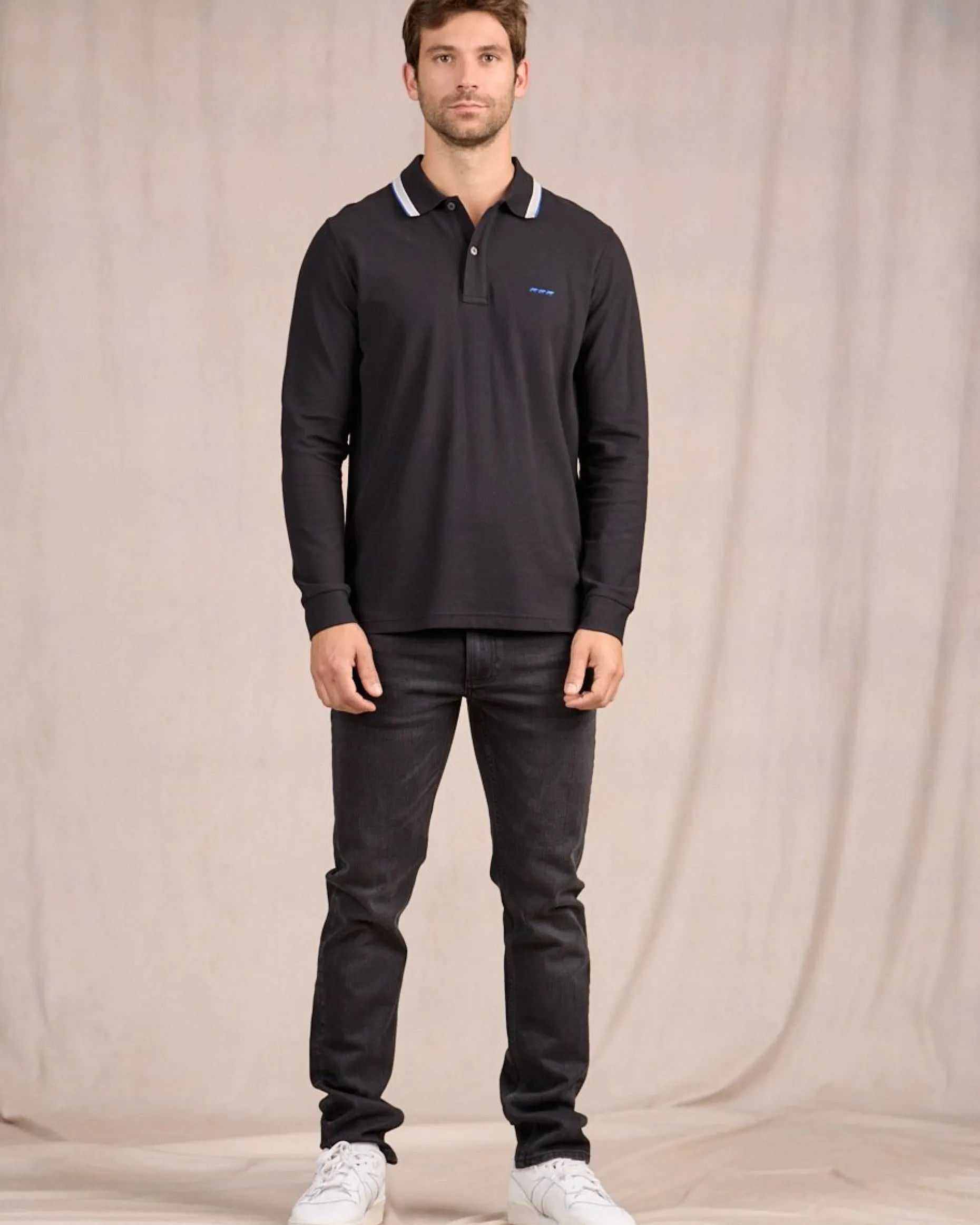 Homme Mise Au Green Polo détail col