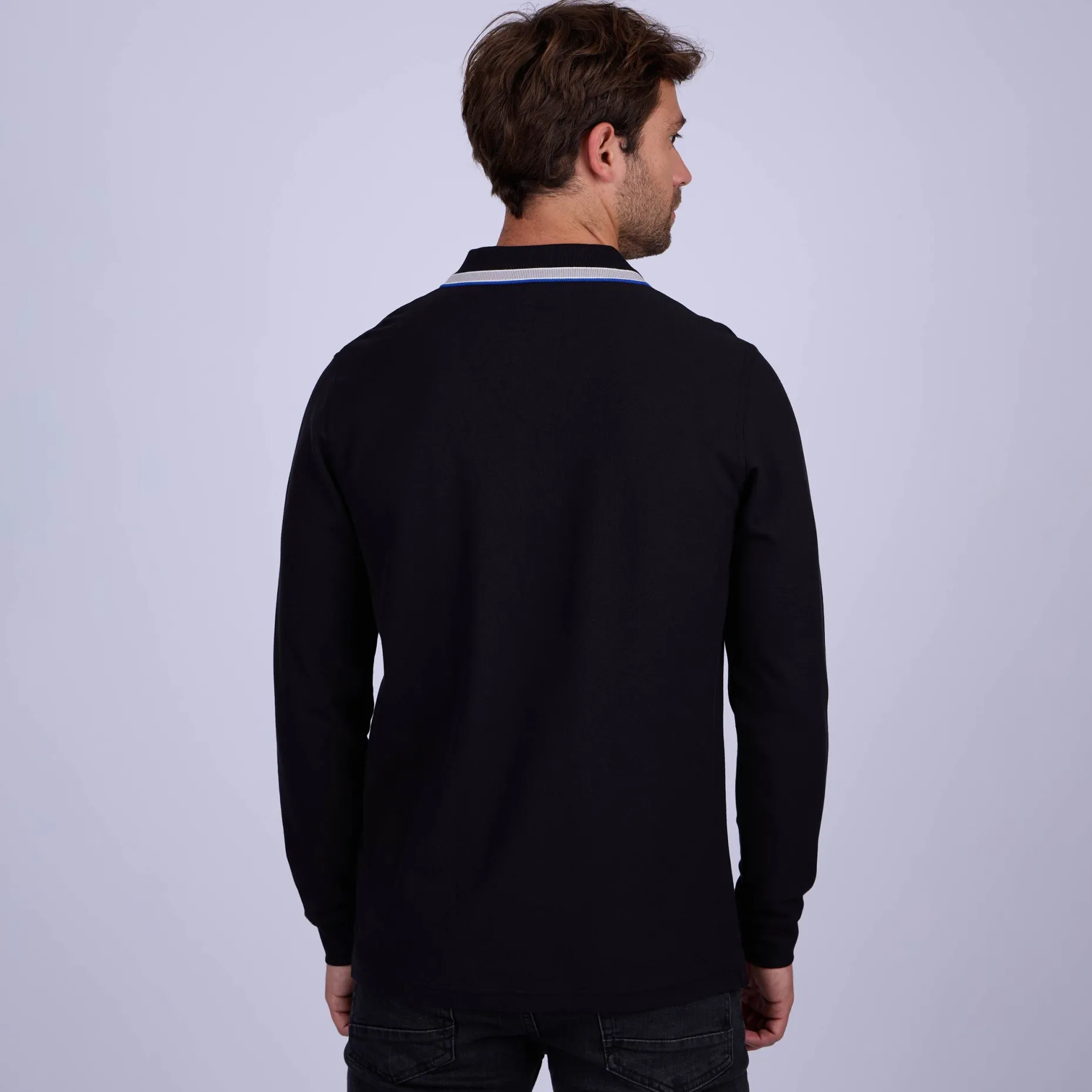 Homme Mise Au Green Polo détail col