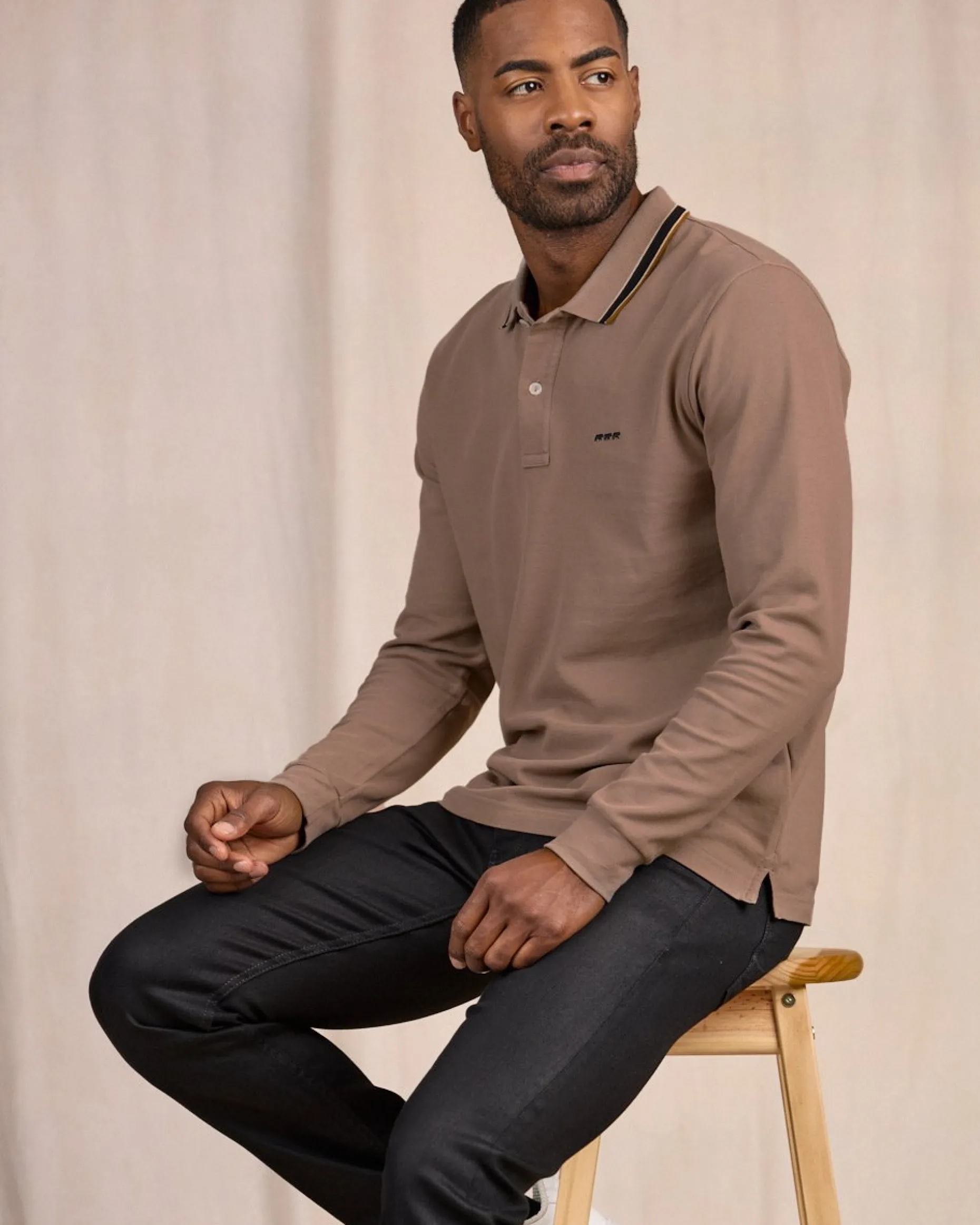 Homme Mise Au Green Polo détail col