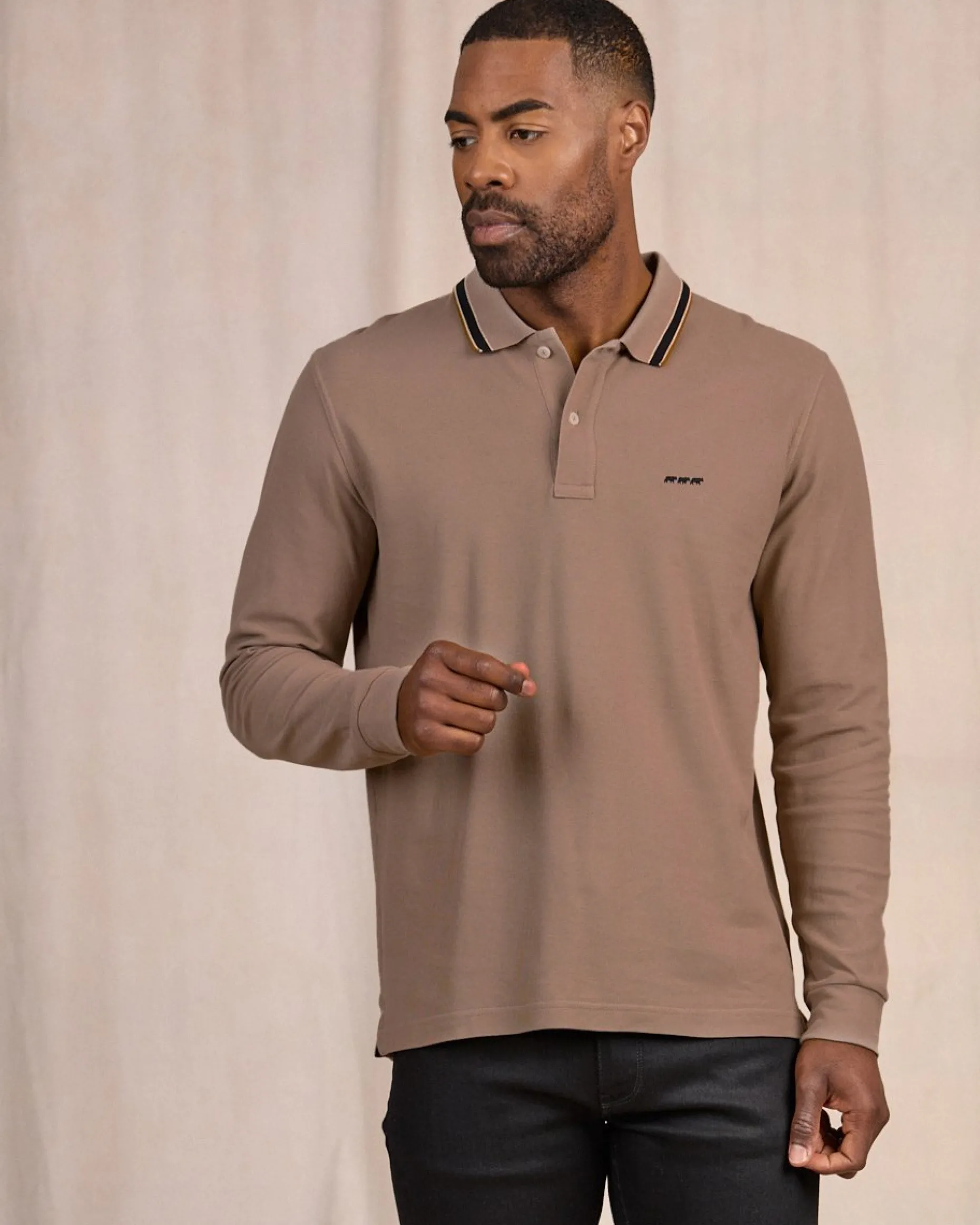 Homme Mise Au Green Polo détail col