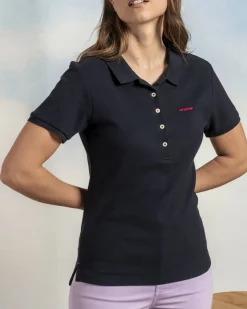 Femme Mise Au Green Polo Jeanne bleu marine