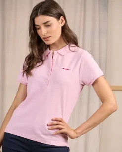 Femme Mise Au Green Polo Jeanne rose pale
