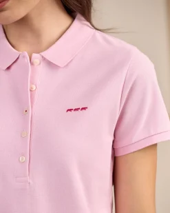 Femme Mise Au Green Polo Jeanne rose pale