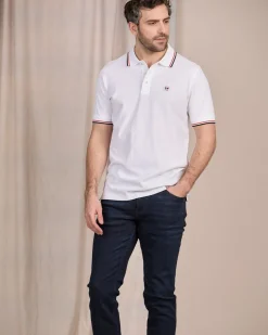 Homme Mise Au Green Polo logo badge