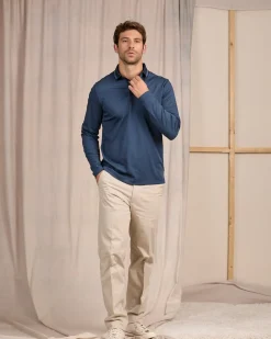 Homme Mise Au Green Polo micro motifs