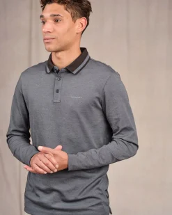 Homme Mise Au Green Polo micro motifs