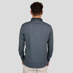 Homme Mise Au Green Polo micro motifs