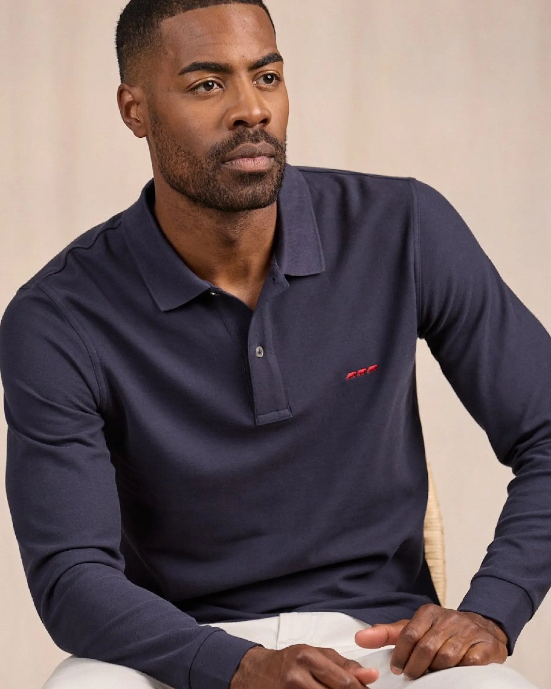 Homme Mise Au Green Polo Robin bleu marine