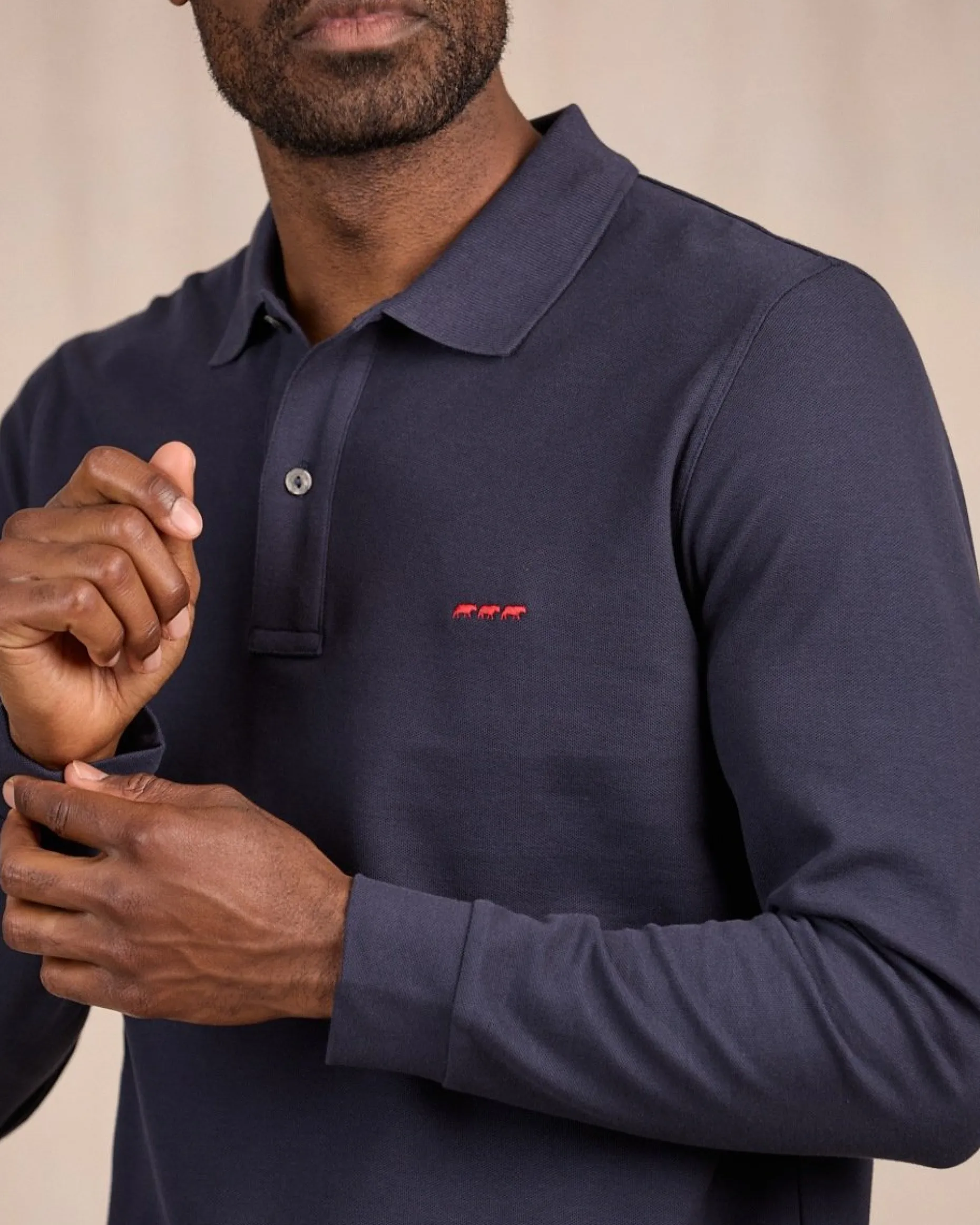 Homme Mise Au Green Polo Robin bleu marine