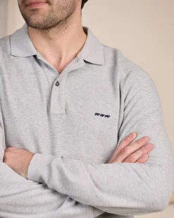 Homme Mise Au Green Polo Robin gris moyen