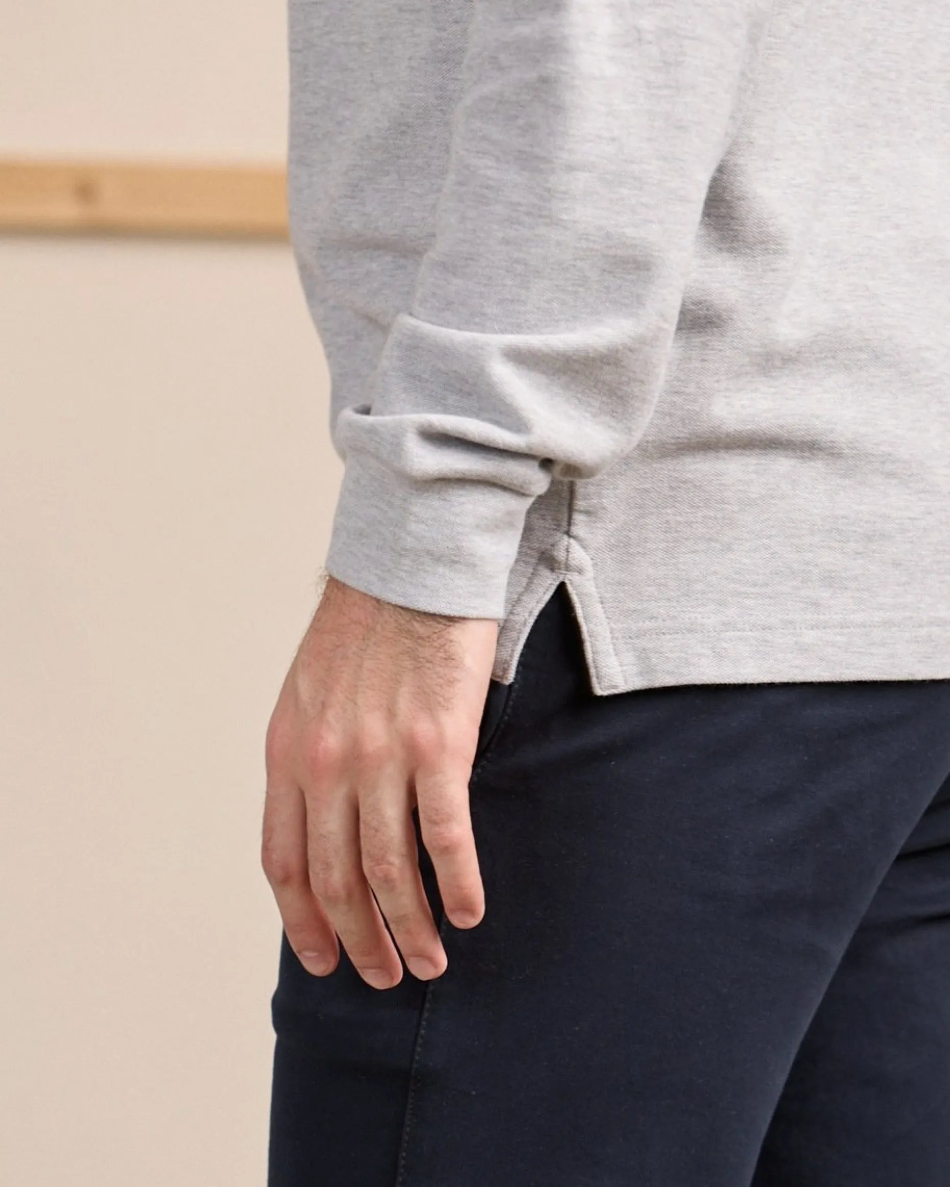 Homme Mise Au Green Polo Robin gris moyen