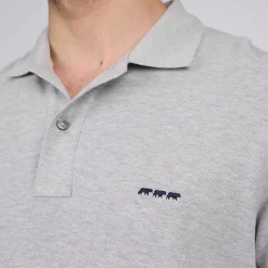 Homme Mise Au Green Polo Robin gris moyen